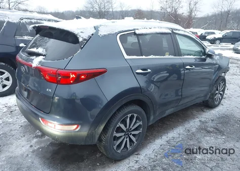 2017 Kia Sportage Ex from USA, damaged, VIN KNDPNCAC1H7153564